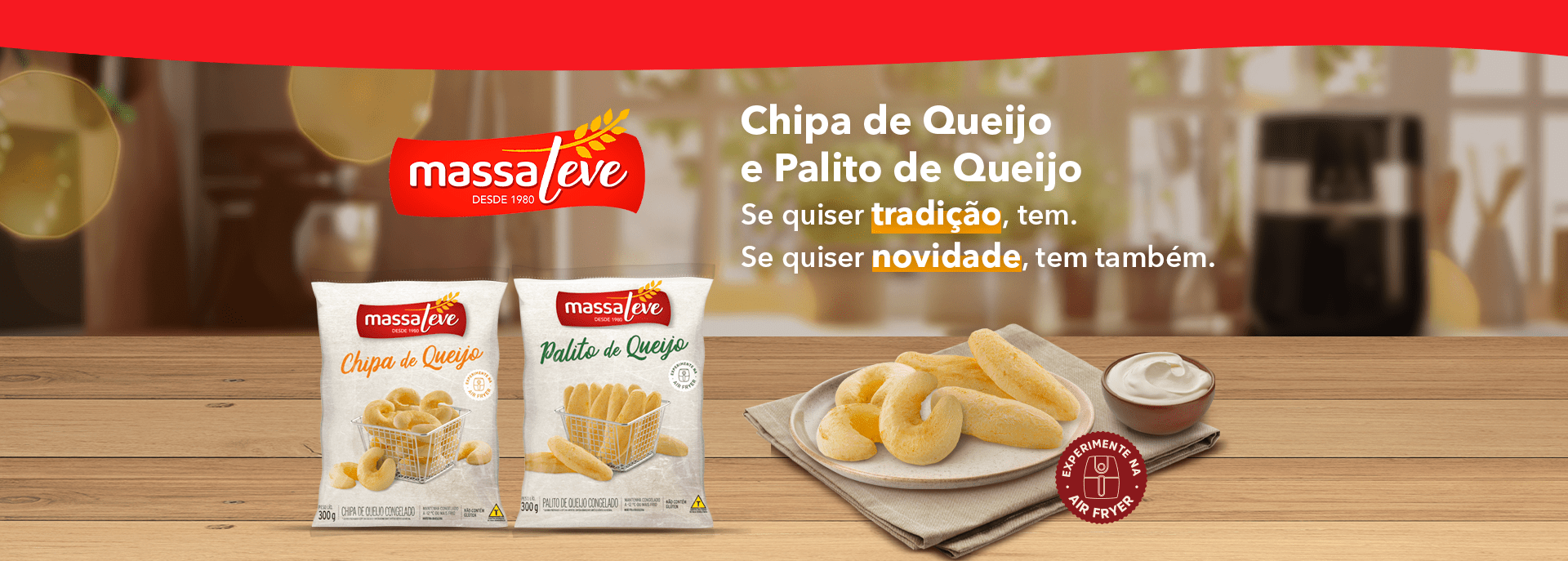 Chipa de Queijo e Palito de Queijo