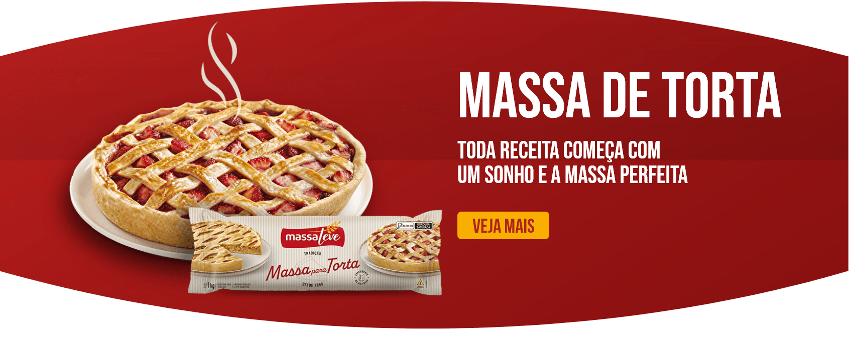 Toda receita começa com um sonho e a massa perfeita.